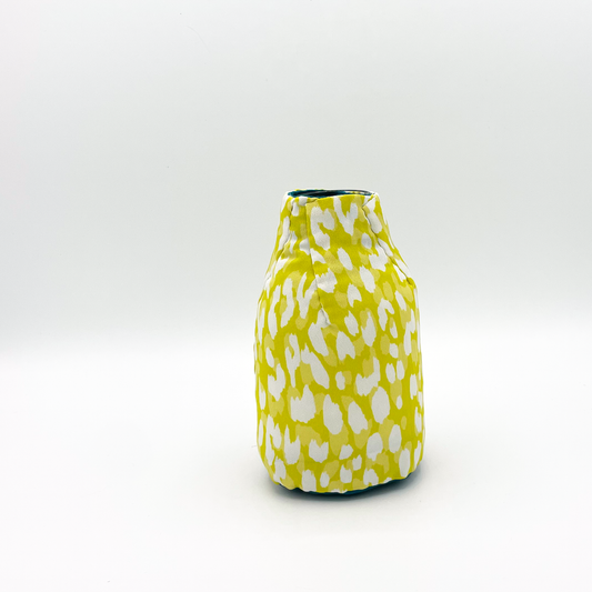 Soft Vase - Green and White